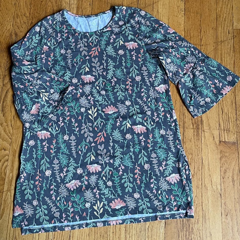 Knit Flower Tunic